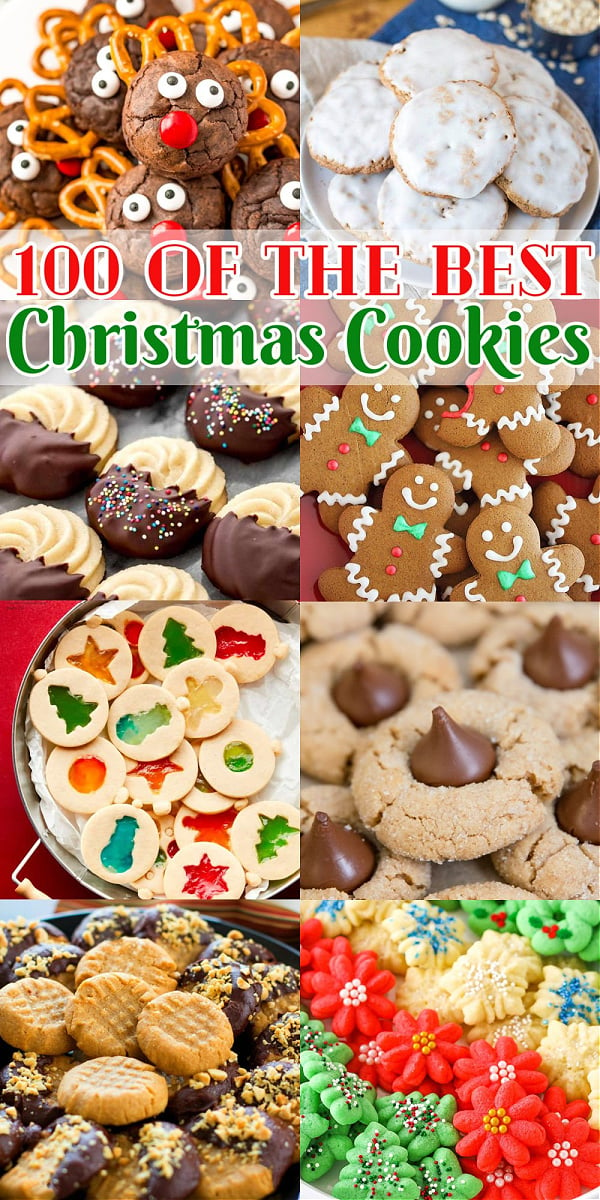 Kick off the holiday season and host a Virtual Cookie Swap with this collection of 100 of the Best Christmas Cookies #christmascookies #cookierecipes #cookieswap #virtualcookieswap #bestcookierecipes #100bestchristmascookies #cookies #holidaybaking #desserts #dessertfoodrecipes