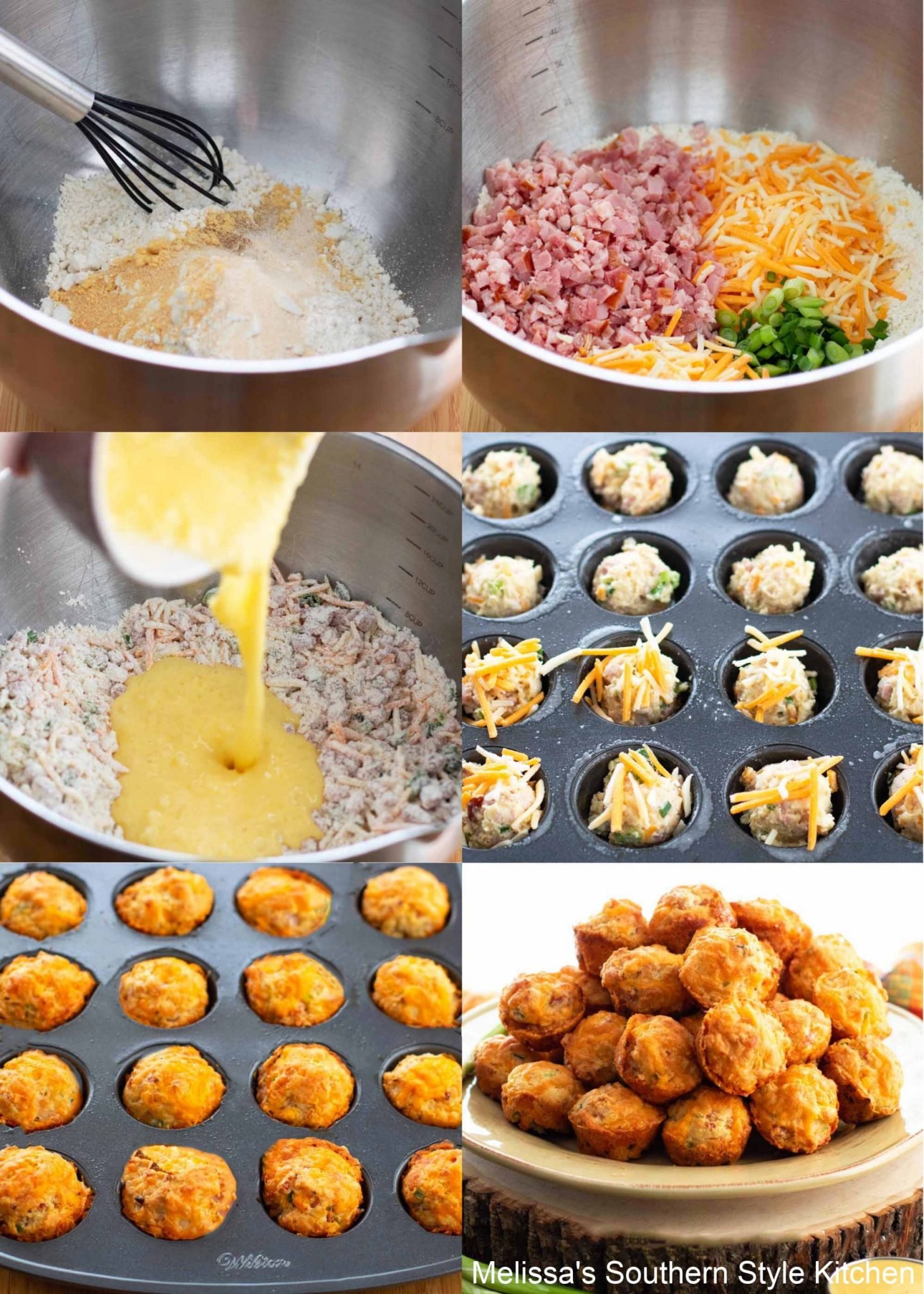 Ham and Cheese Puffs ingredients 