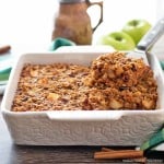 Apple Baked Oatmeal Recipe with cinnamon