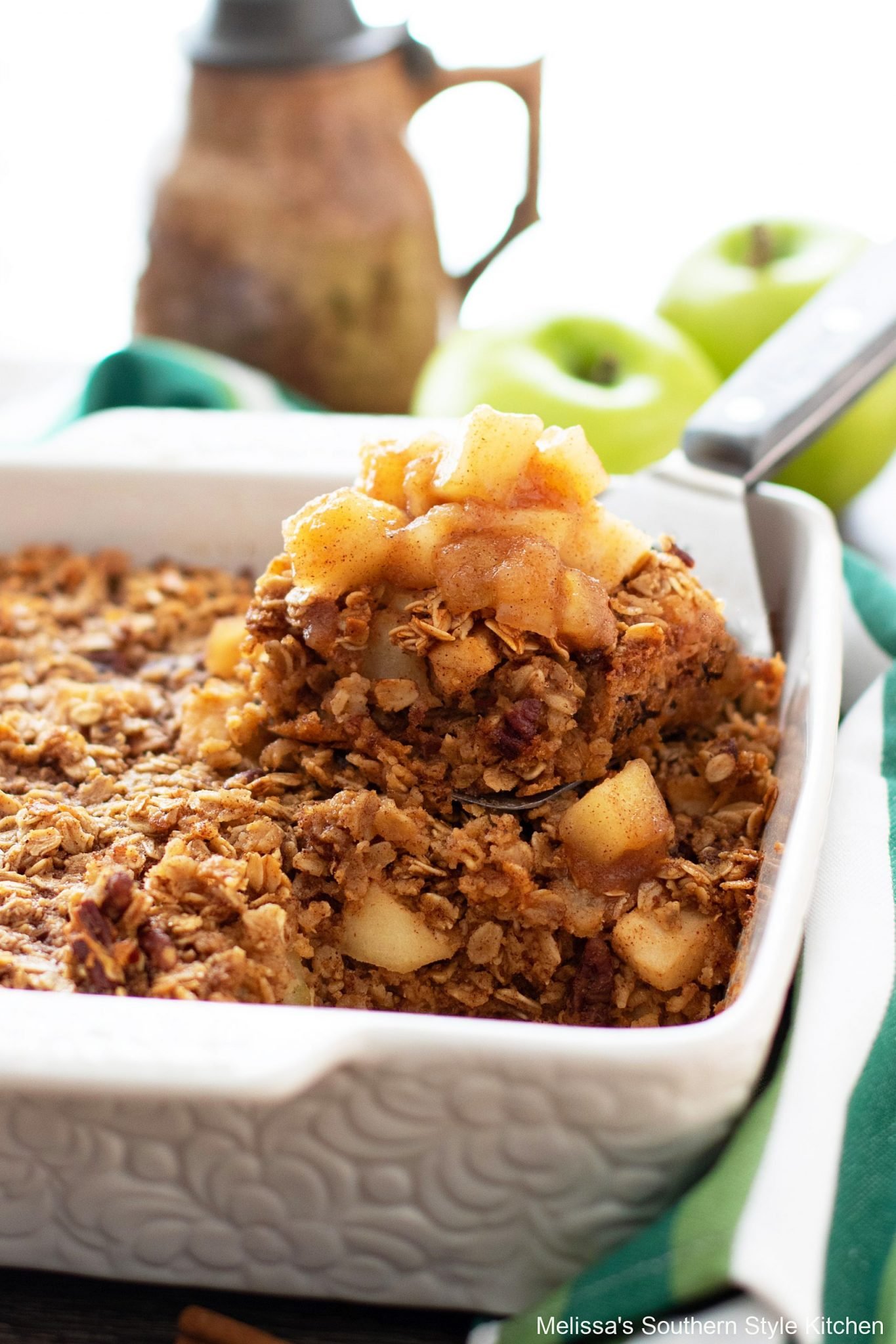 Baked Oatmeal Recipe with apples