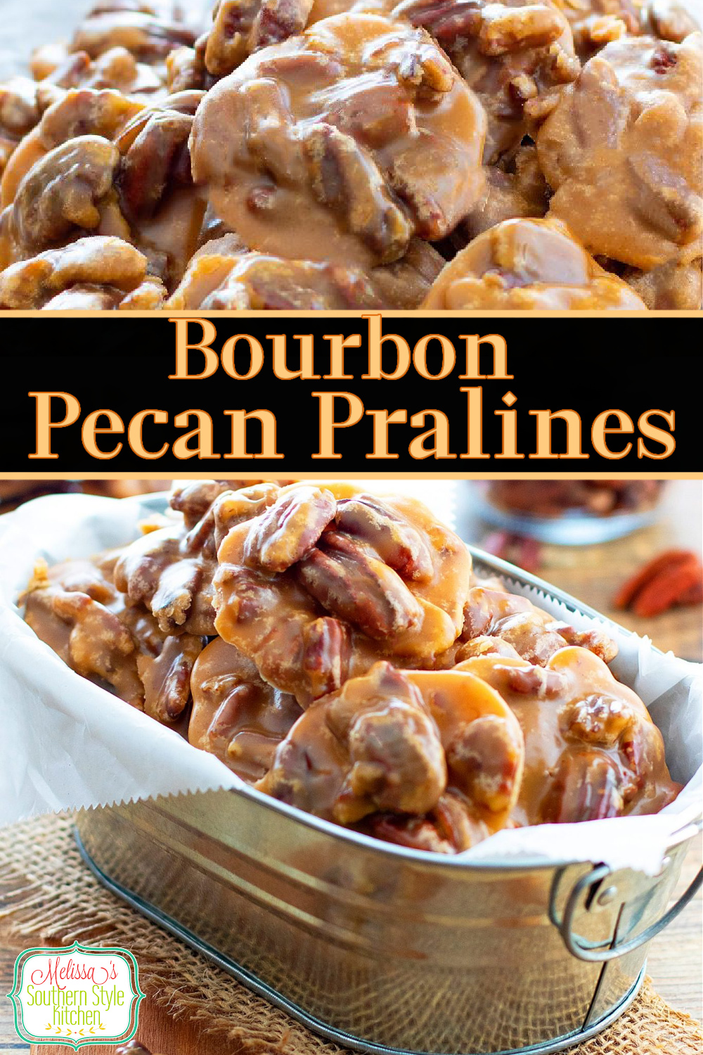 These Bourbon Pecan Pralines are indulgent, and certain to earn a spot on your short list of special occasion sweets #pecanpralines #southernpralinesrecipe #bourbonpecanpralines #pralines #candyrecipes #pecans #southernrecipes #christmascandy #mardisgras via @melissasssk