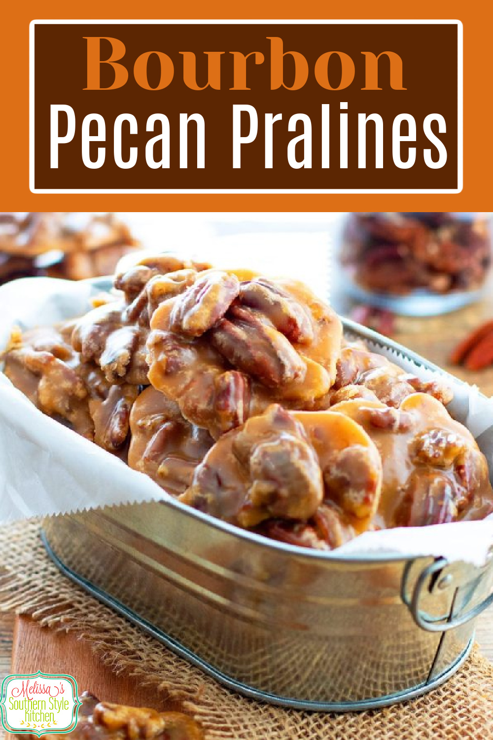 These Bourbon Pecan Pralines are indulgent, and certain to earn a spot on your short list of special occasion sweets #pecanpralines #southernpralinesrecipe #bourbonpecanpralines #pralines #candyrecipes #pecans #southernrecipes #christmascandy #mardisgras via @melissasssk