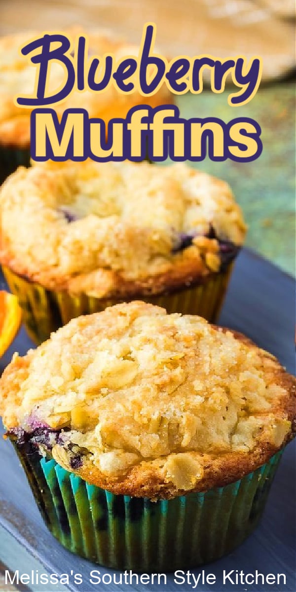 Skip the drive thru and make your own Blueberry Muffins at home #blueberrymuffins #blueberries #muffinrecipes #muffins #breakfast #brunch #bestmuffinrecipes #southernrecipes #southernfood via @melissasssk