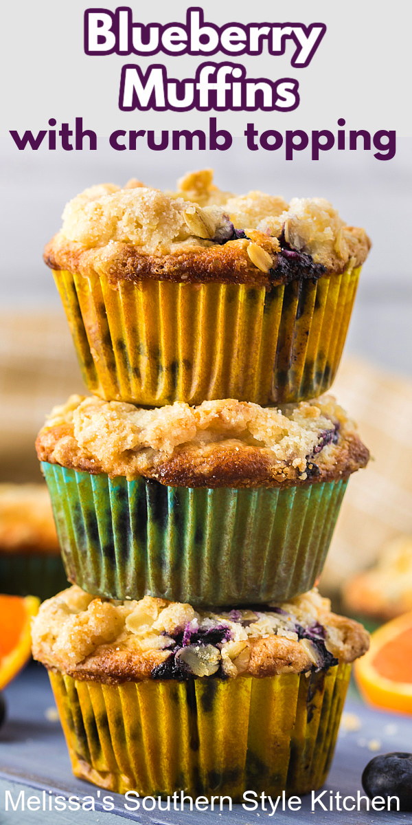 Skip the drive thru and make your own Blueberry Muffins at home #blueberrymuffins #blueberries #muffinrecipes #muffins #breakfast #brunch #bestmuffinrecipes #southernrecipes #southernfood