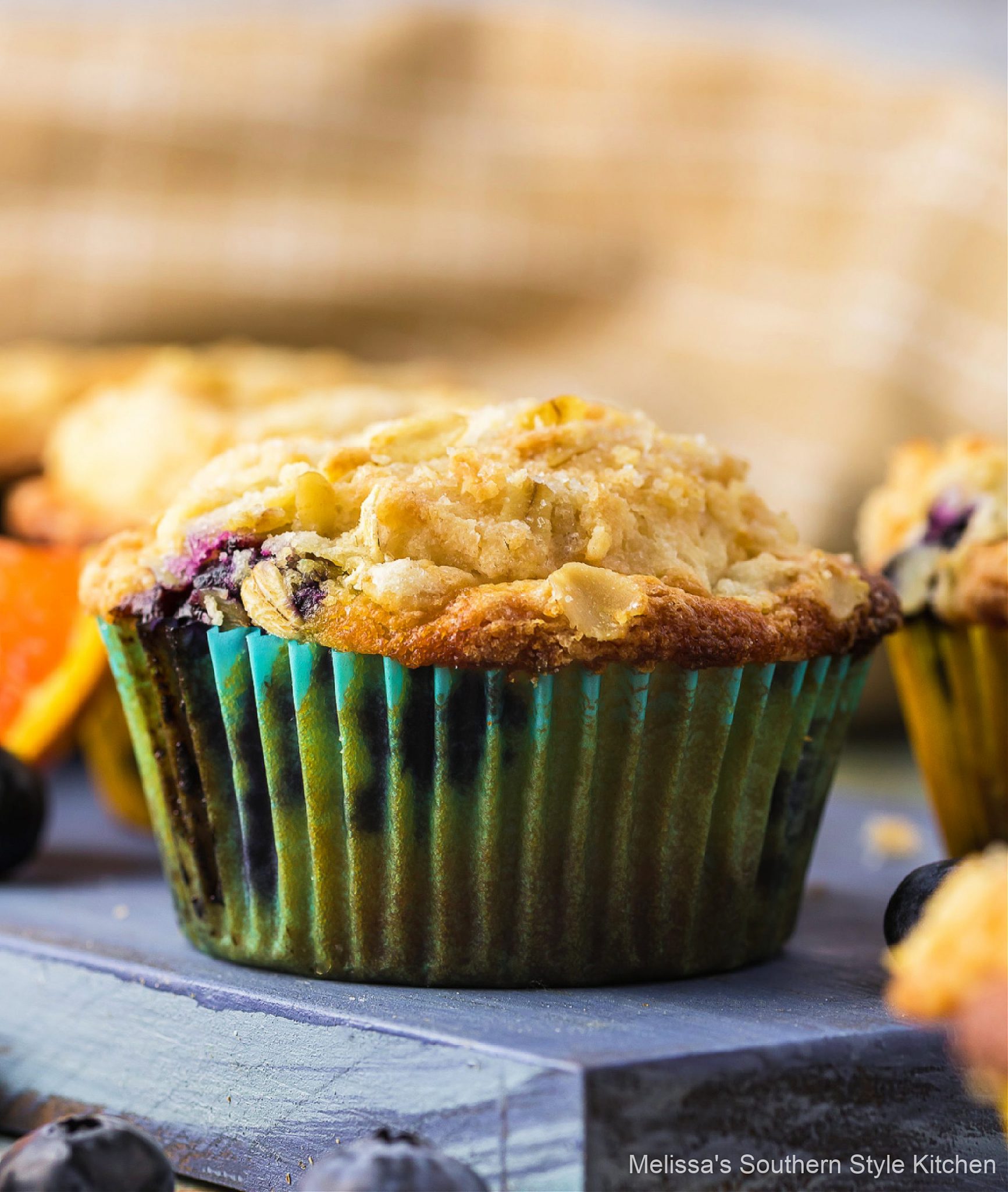 baked Blueberry Muffins 