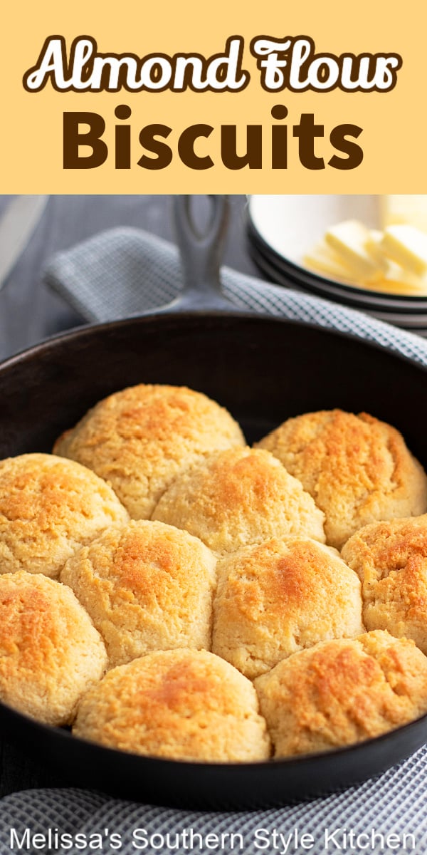 These buttery Almond Flour Biscuits can be enjoyed at any meal with butter and jam, stuffed with ham and eggs or for breakfast and brunch #almondflourbiscuits #biscuits #southernbuttermilkbiscuits #bestbiscuitrecipes #southernrecipes #homemadebiscuits #breadrecipes #glutenfreebiscuits #ketobiscuits #glutenfreerecipes