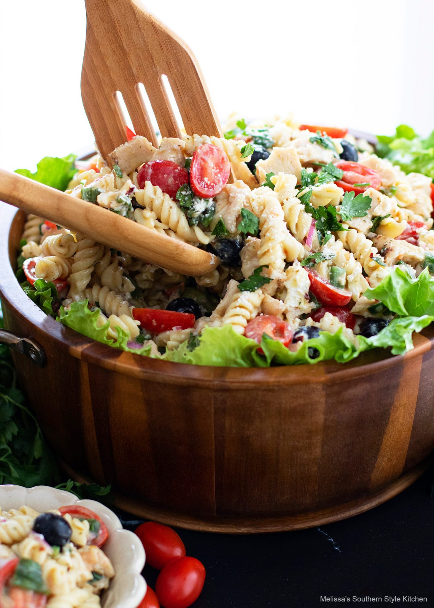 easy Pasta Salad with Chicken 