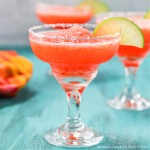Frozen-Strawberry-Lime-Margaritas recipe