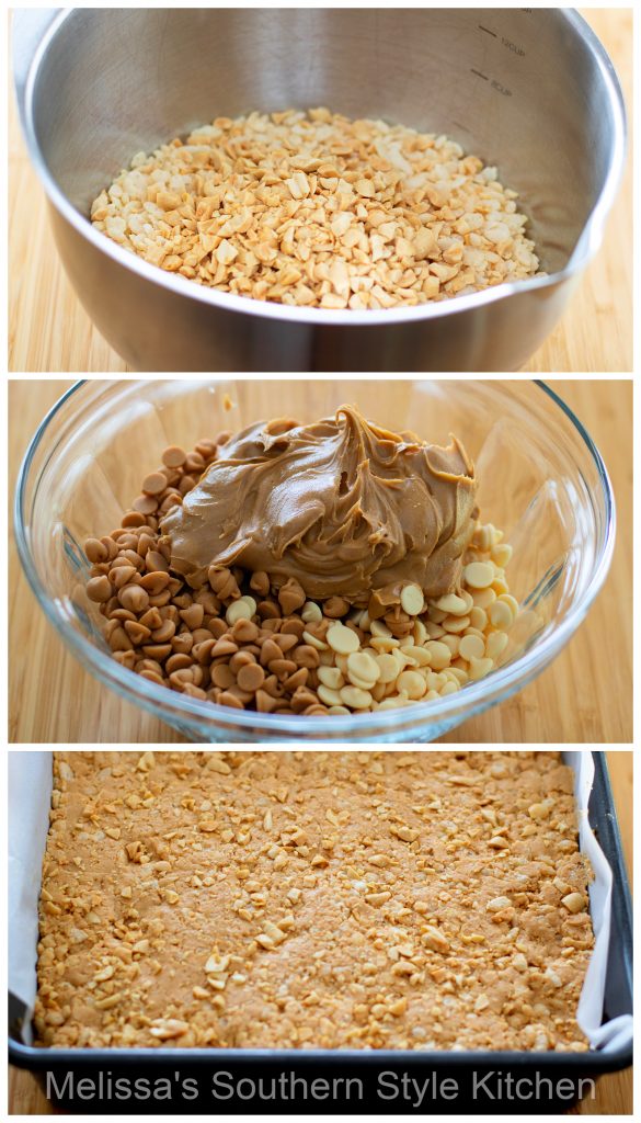 how to make peanut butter crunch bars