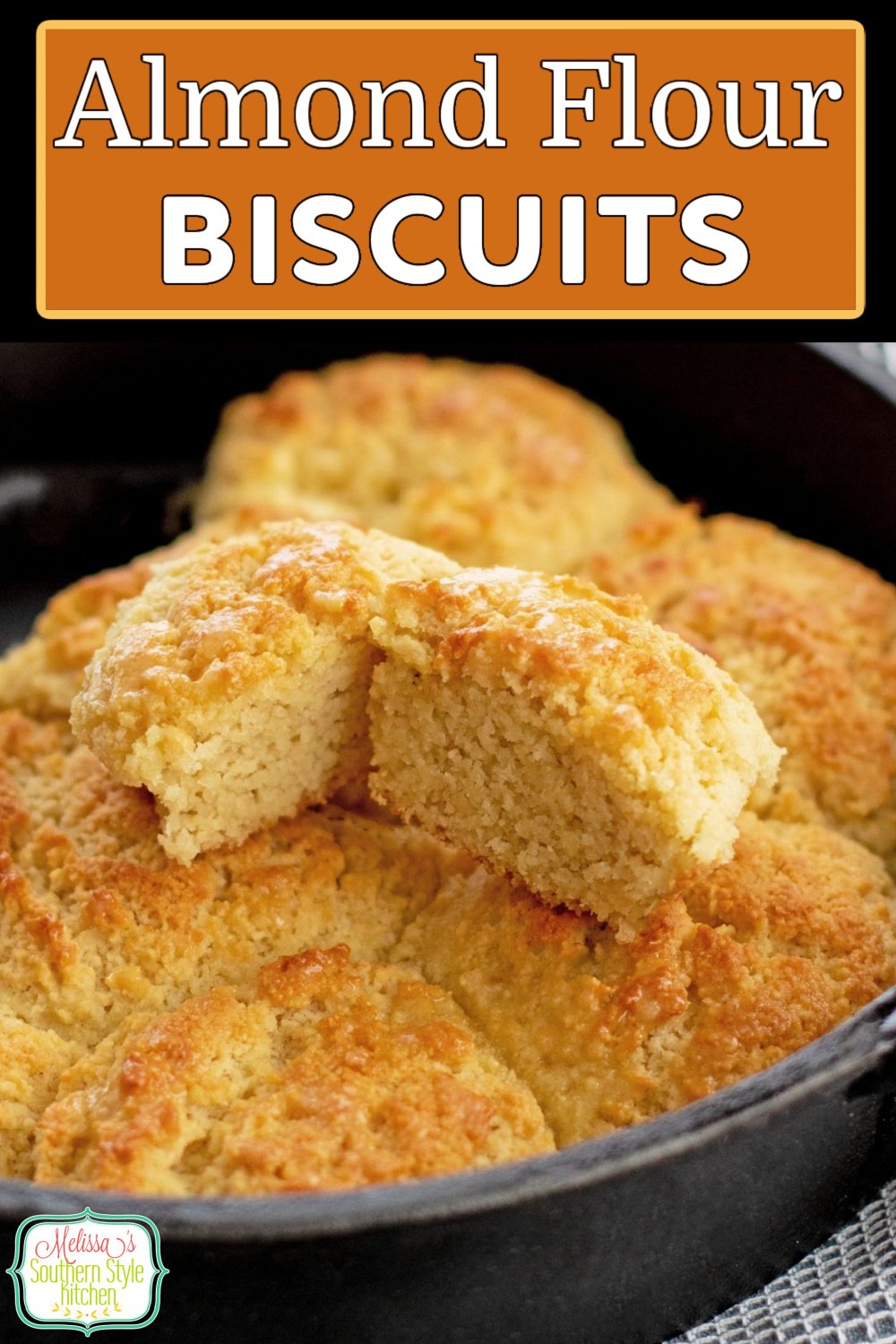 These buttery Almond Flour Biscuits can be enjoyed at any meal with butter and jam, stuffed with ham and eggs or for breakfast and brunch #almondflourbiscuits #biscuits #southernbuttermilkbiscuits #bestbiscuitrecipes #southernrecipes #homemadebiscuits #breadrecipes #glutenfreebiscuits #ketobiscuits #glutenfreerecipes via @melissasssk