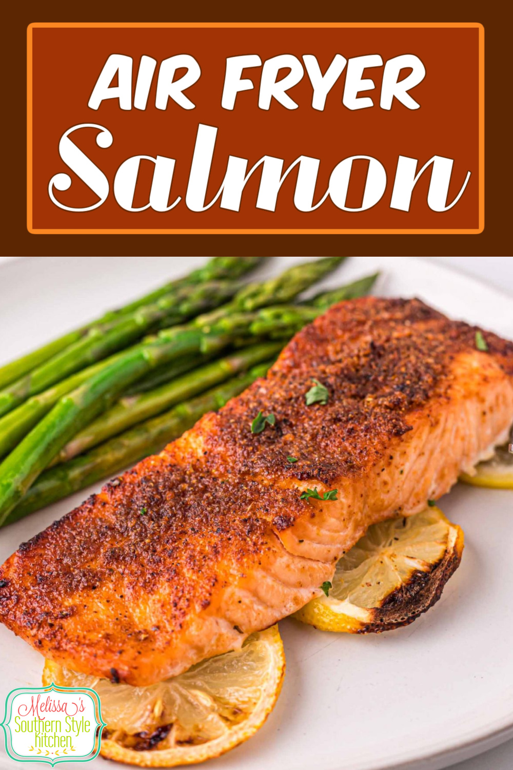 This Cajun Seasoned Air Fryer Salmon features hints of lemon that complements the salmon and keeps the flavor light and fresh #salmonrecipes #airfryerrecipes #airfryersalmon #creolesalmon #cajunsalmon #seafoodrecipes #southernstyle #southernrecipes via @melissasssk