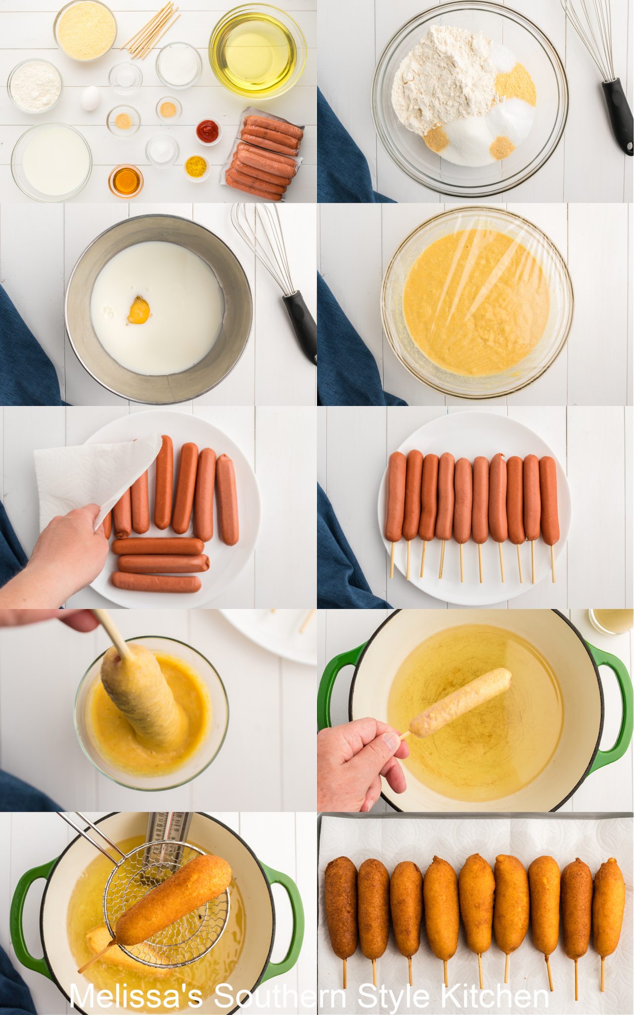 how to make how to make Homemade Corn Dogs 
