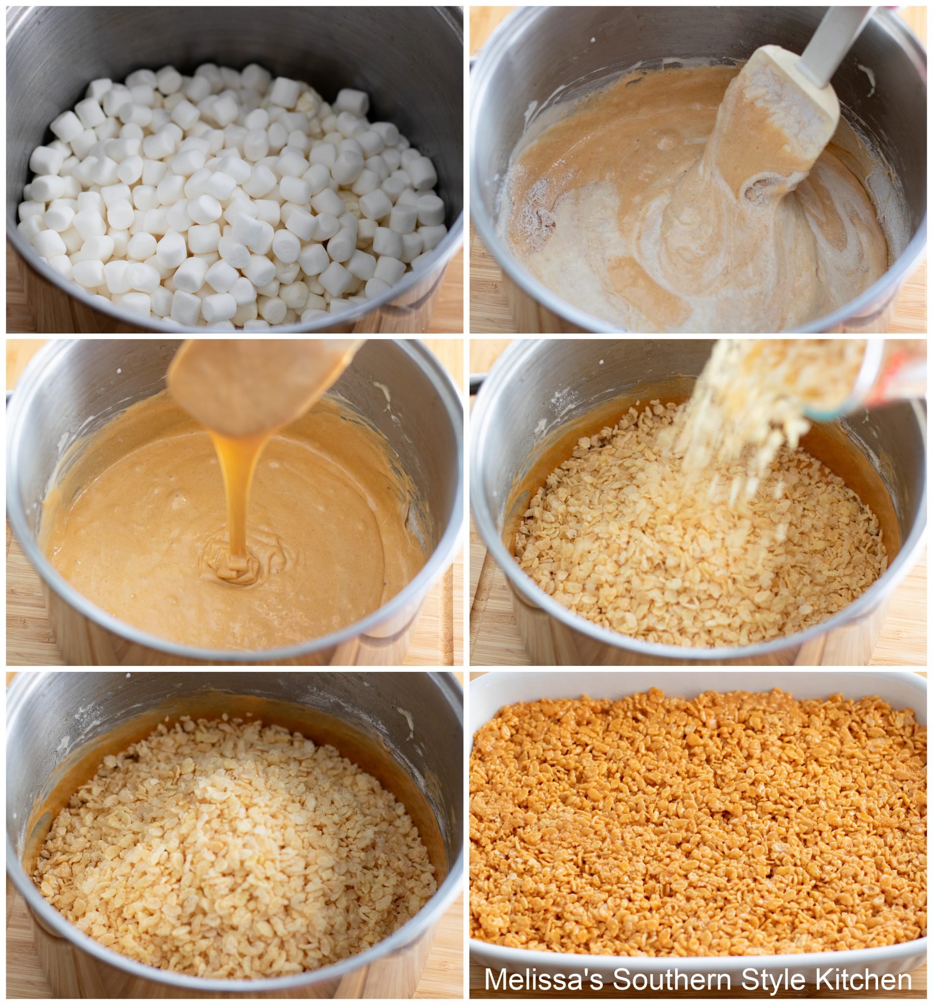 ingredients to make Butterscotch Rice Krispies Treats 