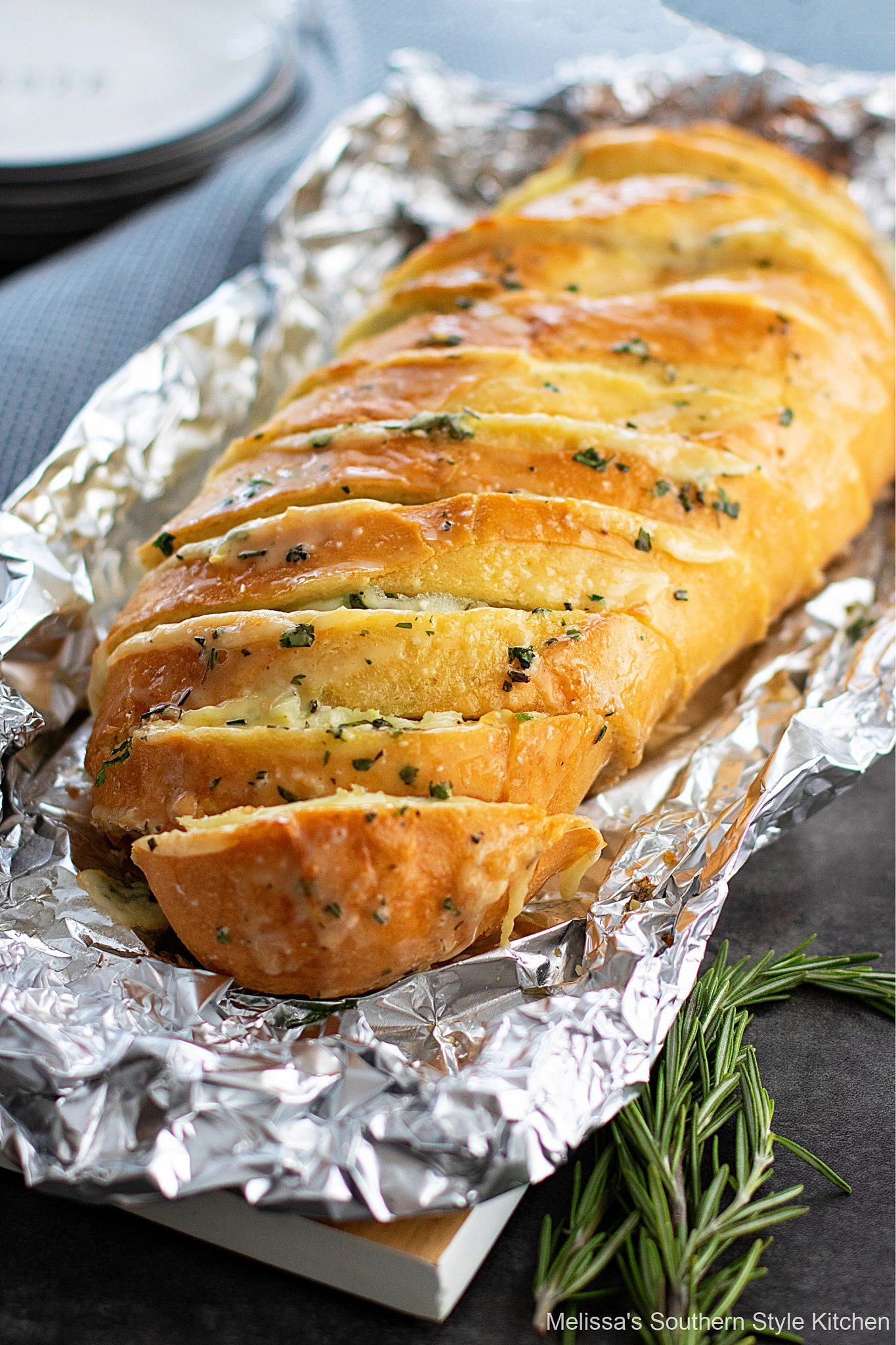 baked Cheese Garlic Herb Bread
