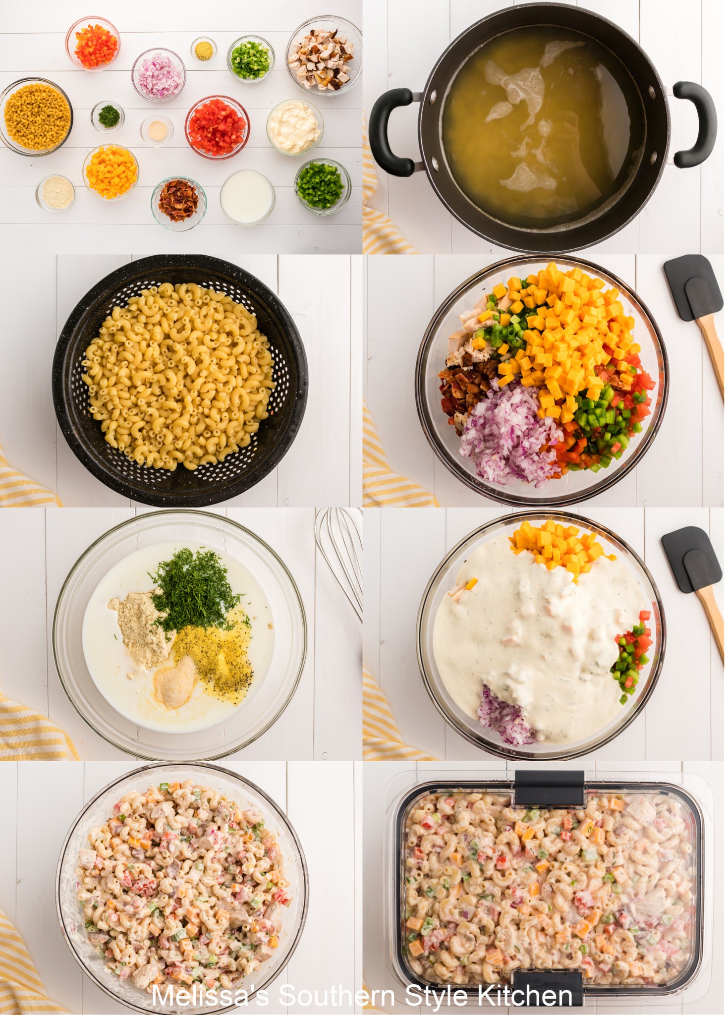 ingredients-to-make-chicken-ranch-pasta-salad
