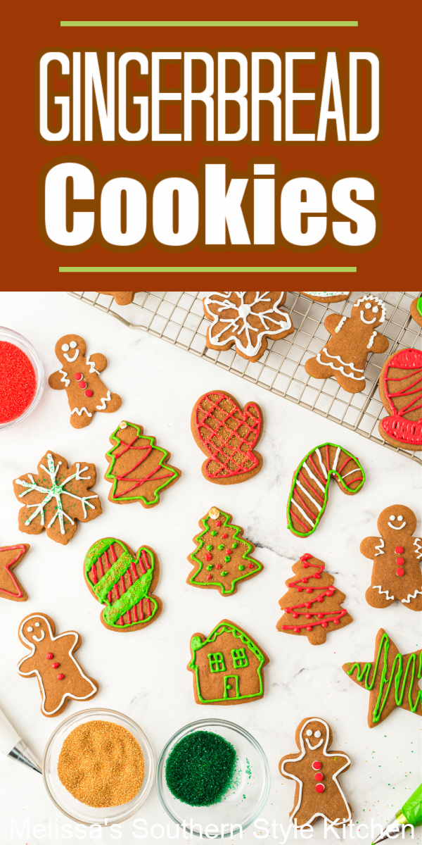 Make this classic Gingerbread Cookies Recipe to share with family and friends for the holidays #gingerbreadcookies #classicgingerbreadcookies #cookierecipes #christmascookies #cookies #holidaybaking #gingerbreadmen #cookieswap