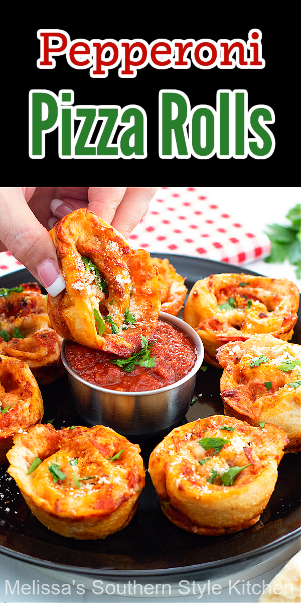 These Pepperoni Pizza Rolls feature layers of pepperoni and a flavorful sauce with plenty of mozzarella cheese #pizza #pizzarolls #pepperonipizza #pizzarecipes #pizzasauce #homemadepizza #appetizers #easyrecipes #Italian  