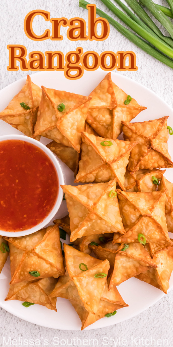 These Crab Rangoon are better than any you'll pay top dollar for at a restaurant. Serve them with sweet Asian chili sauce on the side for dipping #crabrangoon #jumbolumpcrab #easycrabrecipes #rangoon #copycatcrabrangoon #appetizers #crabappetizers #copycatpfchangsrangoon