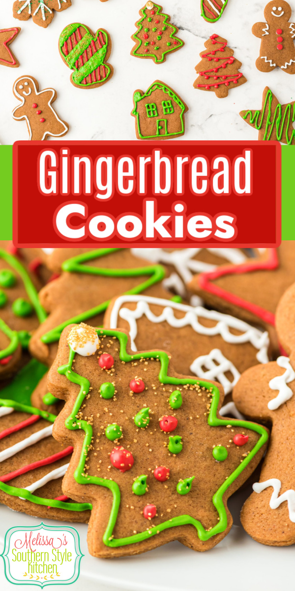 Make this classic Gingerbread Cookies Recipe to share with family and friends for the holidays #gingerbreadcookies #classicgingerbreadcookies #cookierecipes #christmascookies #cookies #holidaybaking #gingerbreadmen #cookieswap via @melissasssk