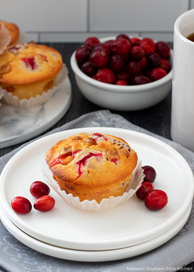 plated-cranberry-buttermilk-muffin