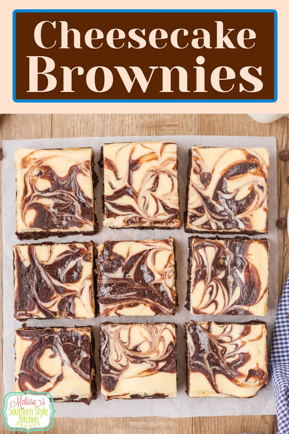 These Cheesecake Brownies from backyard barbecues, to casual parties and holiday gatherings #brownies #cheesecakebrownies #brownierecipes #cheesecake #browniecheesecake #cheesecakebrownies #chocolatedesserts via @melissasssk
