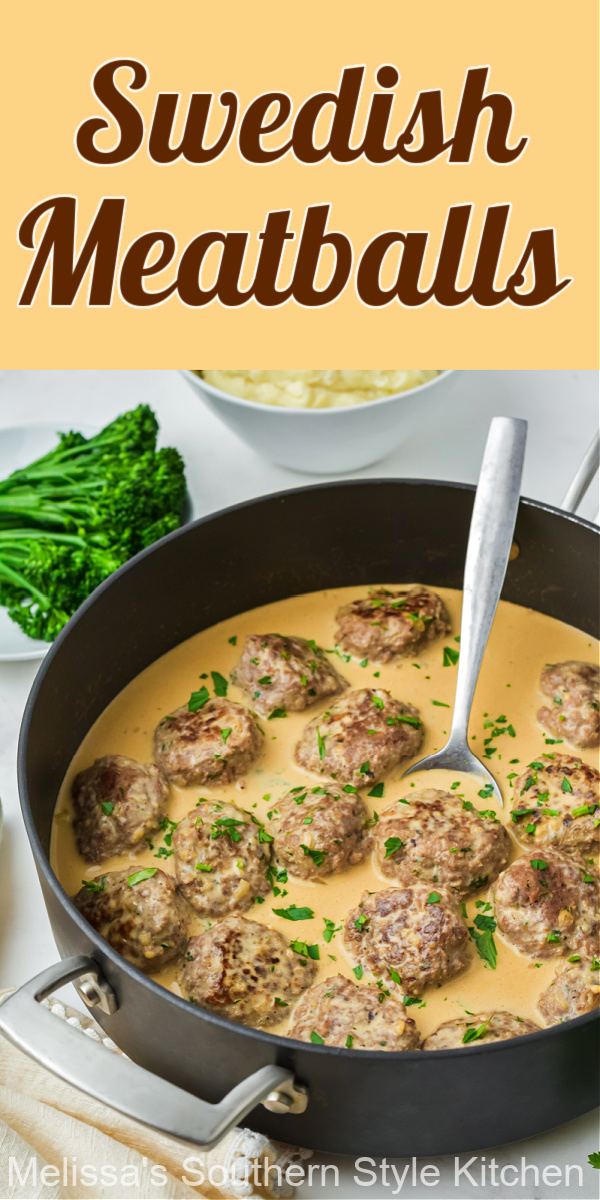 This Swedish Meatballs recipe is full flavored and versatile. It can be served both as an entrée or an appetizer for your small bites menu. #swedishmeatballs #howdoyoumakemeatballs #easymeatballsrecipes #meatballs #swedishfood #turkishmeatballs #meatballrecipes #bestswedishmeatballs