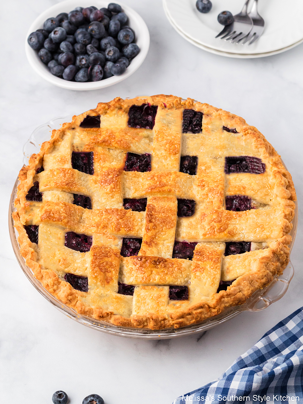 lattice-blueberry-pie