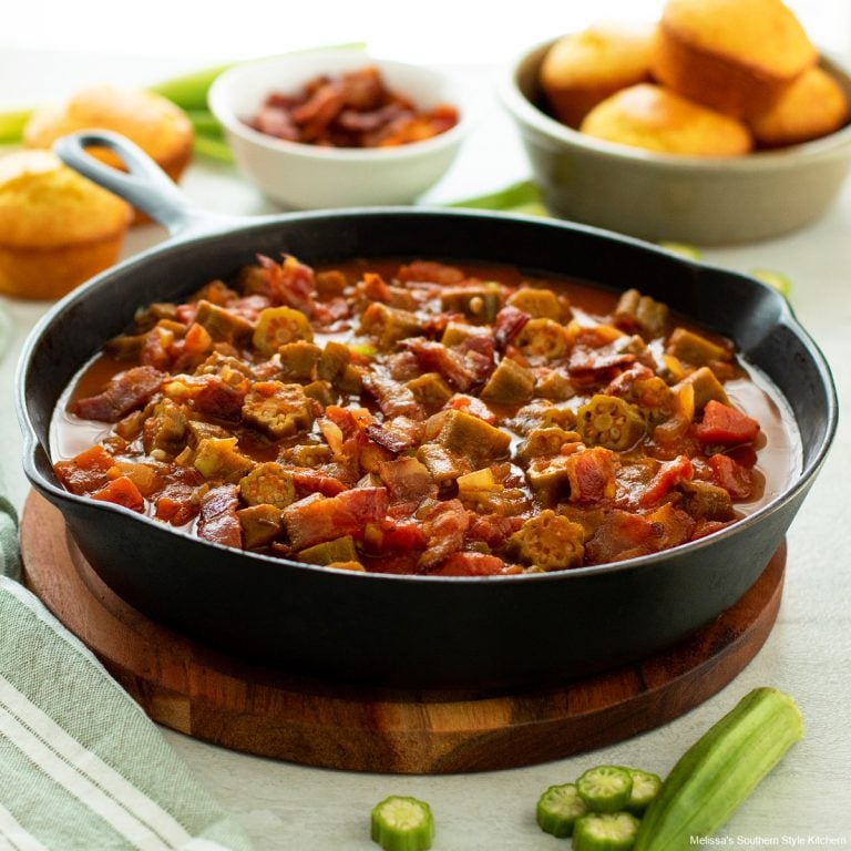 Stewed Okra with Tomatoes