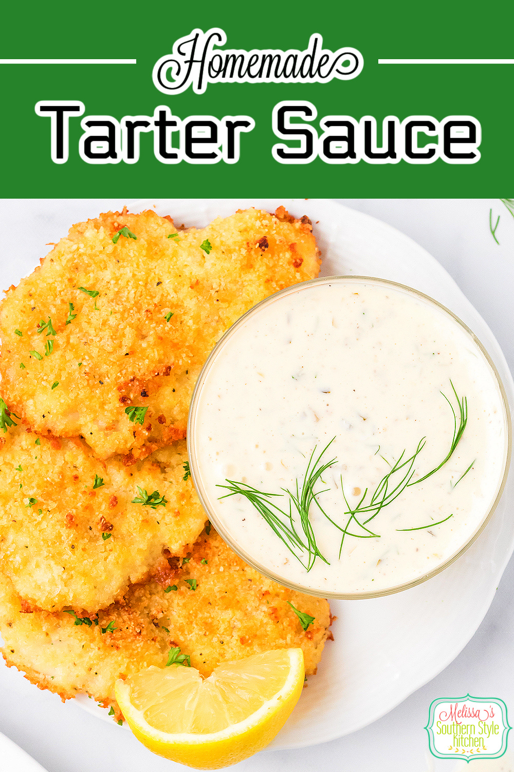Enjoy this easy Homemade Tartar Sauce Recipe alongside any of your favorite seafood dishes #tartersauce #easytartersaucerecipe #howtomaketartersauce #seafoodsauce #seafoodrecipes #sauces