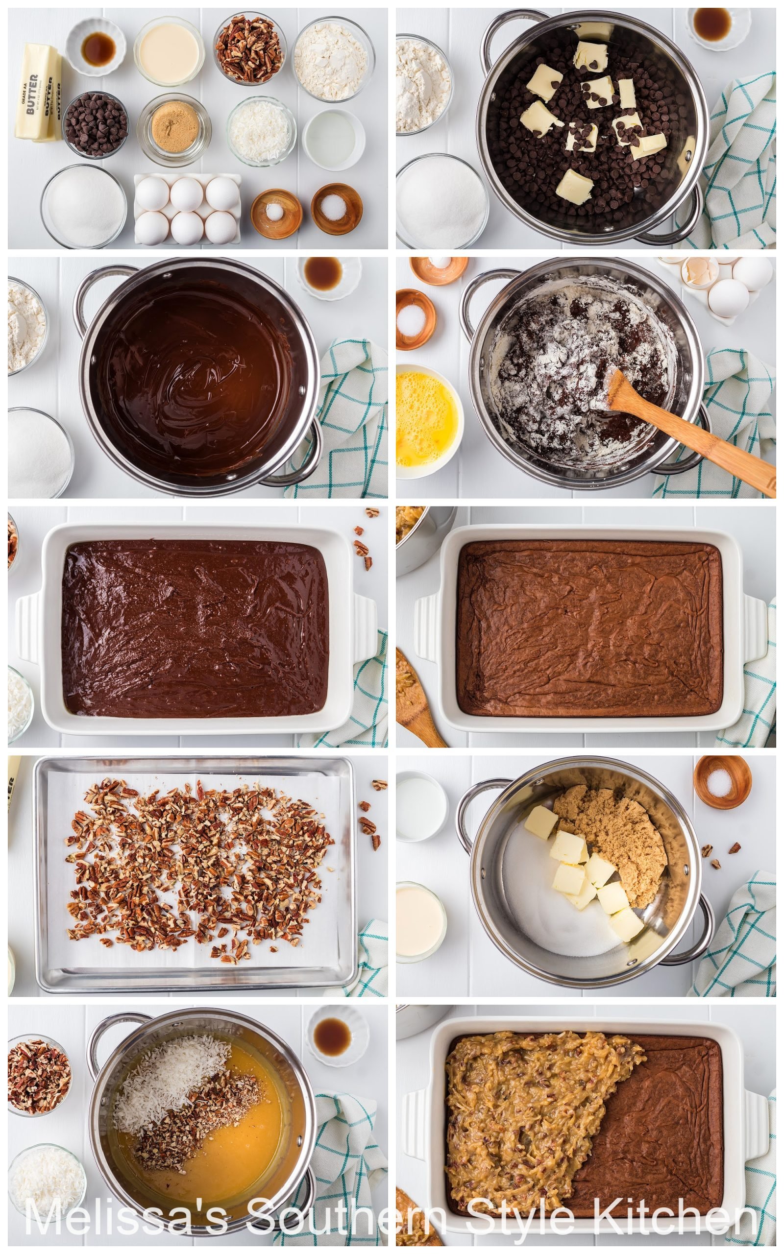 how-to-make-german-chocolate-brownies