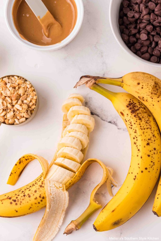 chocolate-peanut-butter-banana-bites-ingredients