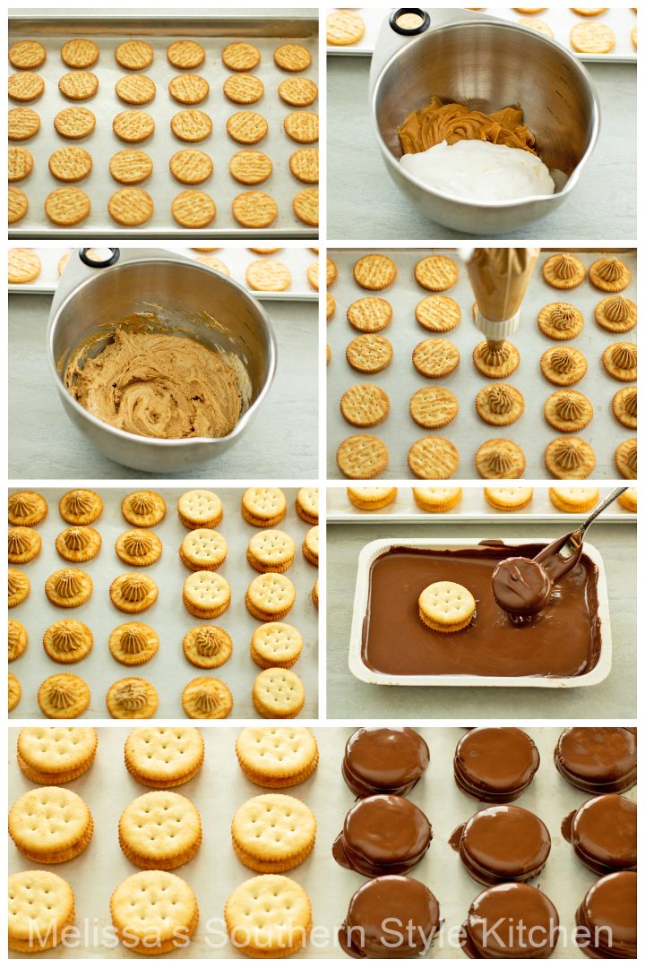 Chocolate Peanut Butter Ritz Crackers - melissassouthernstylekitchen.com