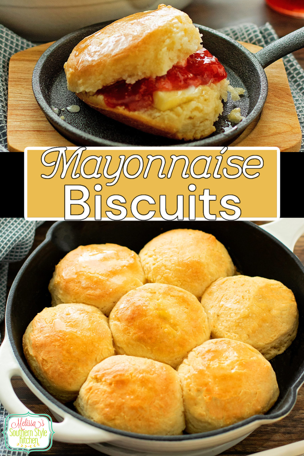 This Mayonnaise Biscuits recipe is one you can serve straight from the oven with butter and jam or as the complementary bread at any meal #southernbiscuits #biscuitrecipes #buttermilkbiscuits #mayonnaisebiscuits #bestbiscuitrecipe via @melissasssk