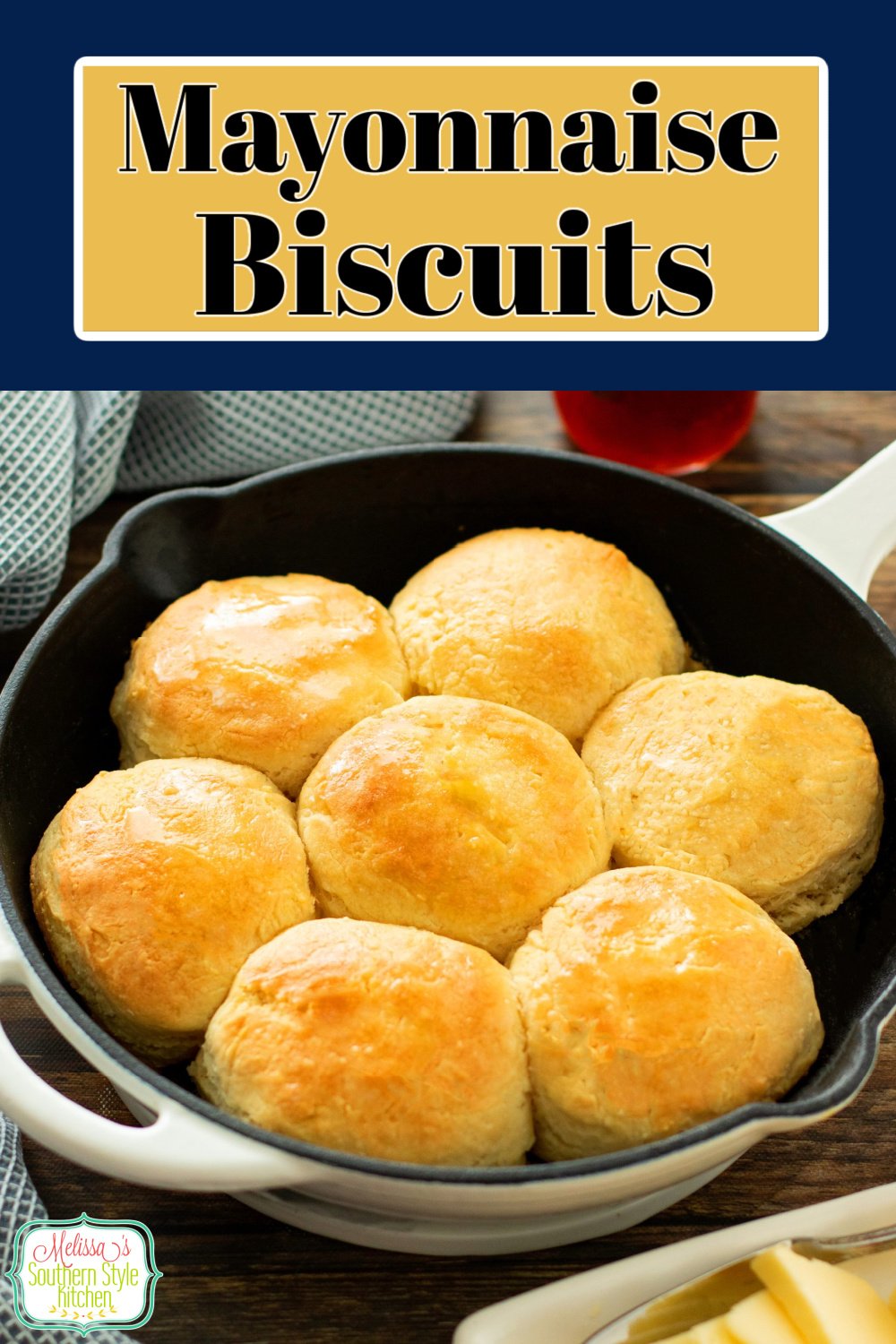 This Mayonnaise Biscuits recipe is one you can serve straight from the oven with butter and jam or as the complementary bread at any meal #southernbiscuits #biscuitrecipes #buttermilkbiscuits #mayonnaisebiscuits #bestbiscuitrecipe via @melissasssk