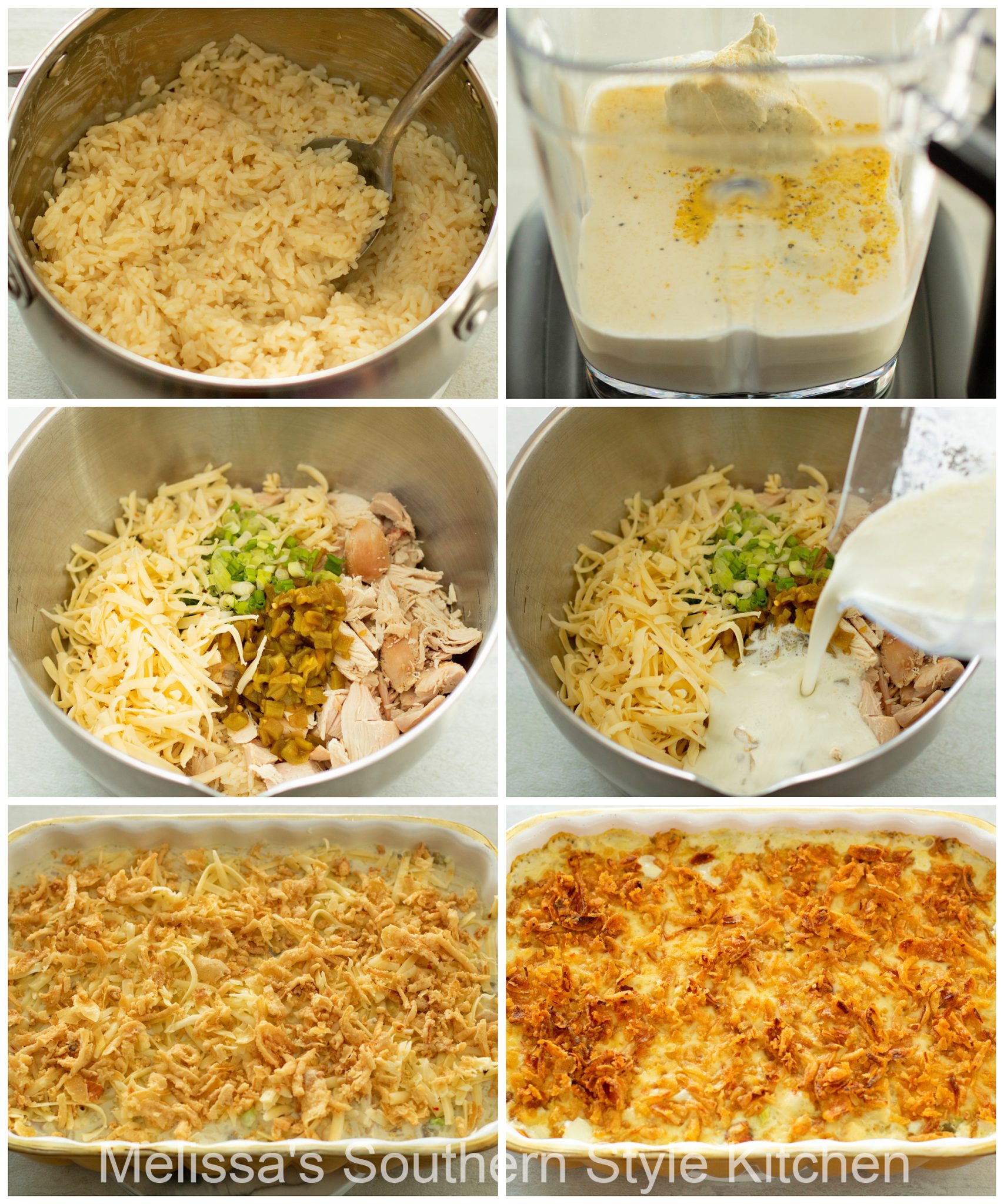 Easy Chicken and Rice Casserole - melissassouthernstylekitchen.com