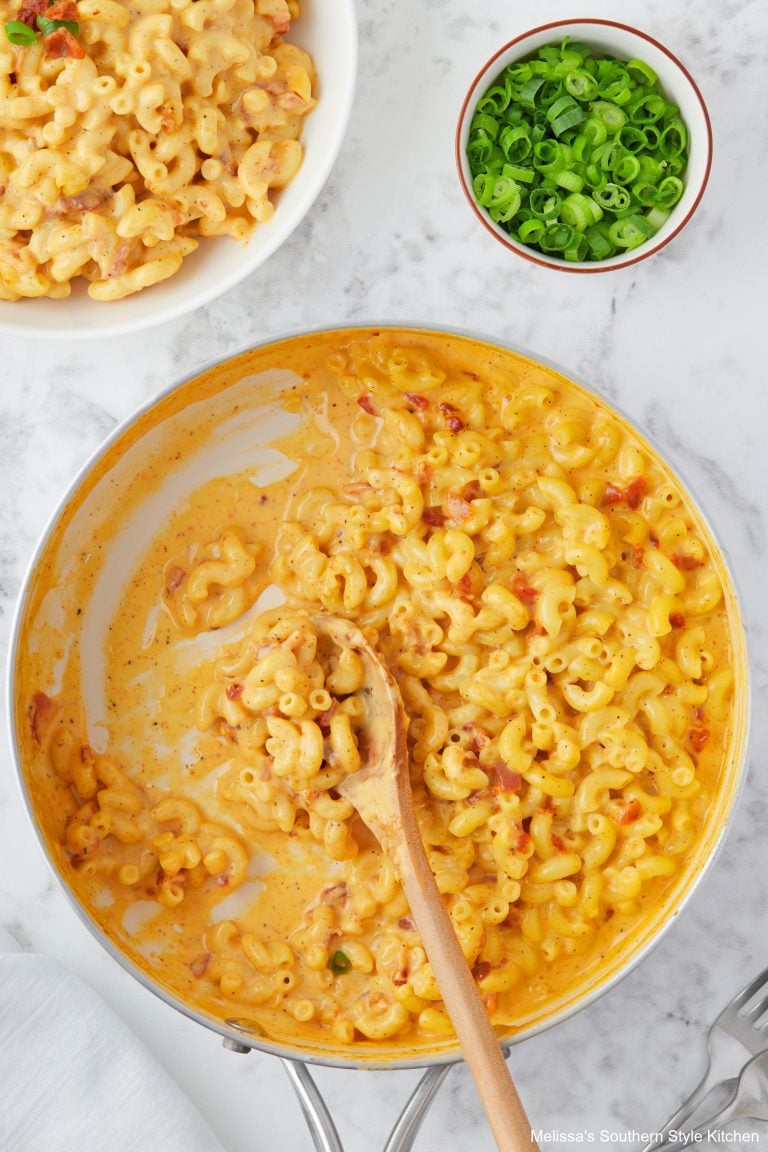 Bacon Mac and Cheese - melissassouthernstylekitchen.com