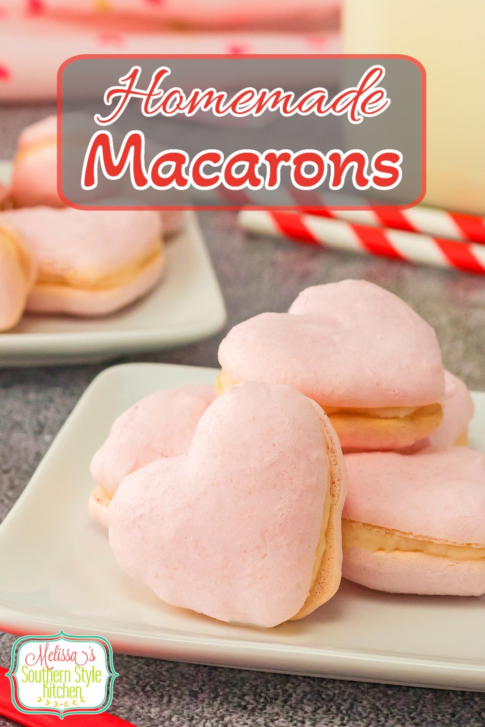 This Macarons Recipe features a light and airy cookie sandwiched together with a homemade vanilla buttercream. #macarons #macaronsrecipe #buttercreamicing #vanillabuttercream #cookies #cookierecipes #macaroons