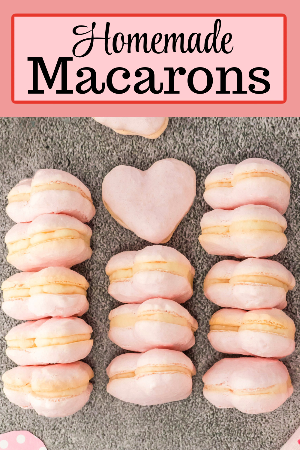 This Macarons Recipe features a light and airy cookie sandwiched together with a homemade vanilla buttercream. #macarons #macaronsrecipe #buttercreamicing #vanillabuttercream #cookies #cookierecipes #macaroons via @melissasssk