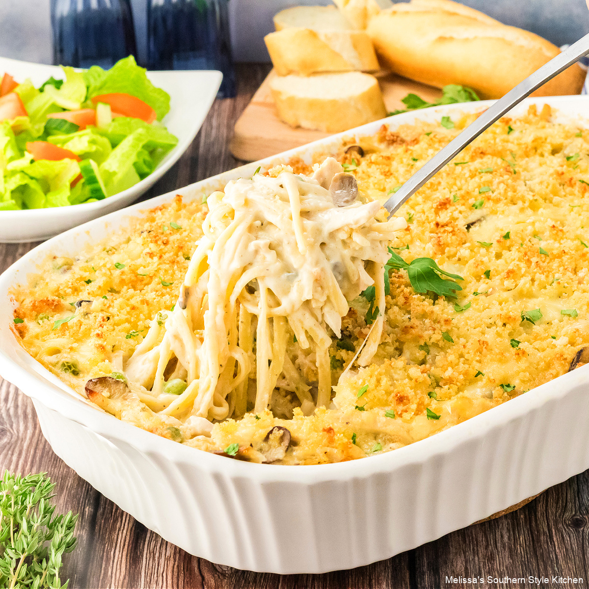 Turkey Tetrazzini - melissassouthernstylekitchen.com