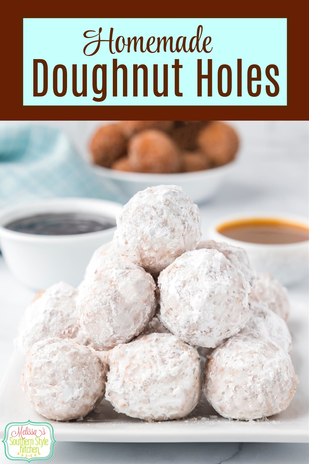 These Homemade Donut Holes are golden, fluffy, bite-sized treats with a crisp exterior and tender center. Toss them in cinnamon sugar or confectioners&rsquo; sugar for an easy old-fashioned breakfast, brunch treat, or sweet afternoon snack. Perfect with a hot cup of coffee! #HomemadeDonutHoles #DonutHoles #HomemadeDonuts #EasyDonuts #CinnamonSugar #BreakfastRecipes #BrunchRecipes #SouthernRecipes #SouthernBaking #OldFashionedRecipes #SweetTreats #EasyDesserts #HomemadeTreats #CoffeeTime #WeekendBreakfast via @melissasssk