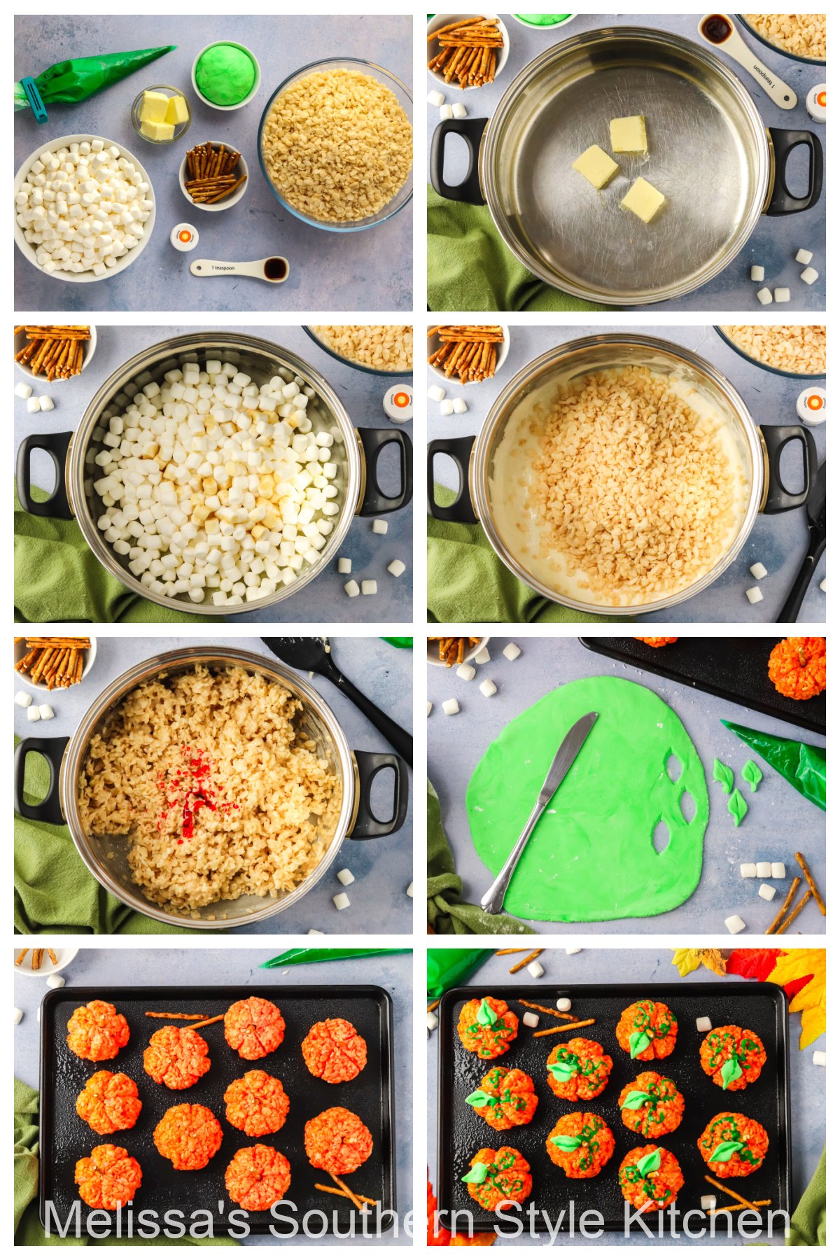 how-do-you-make-pumpkin-shaped-rice-krispies-treats
