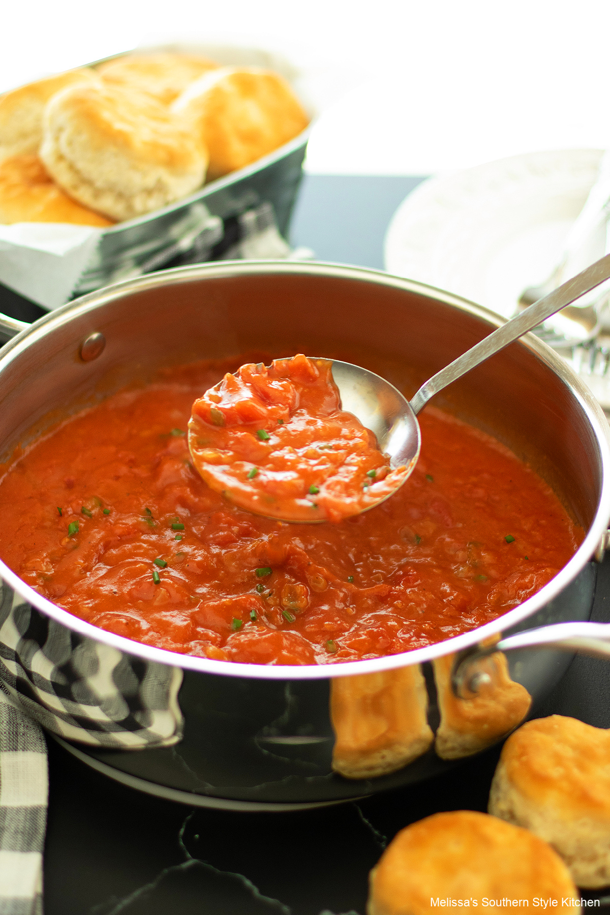 Tomato Gravy - melissassouthernstylekitchen.com