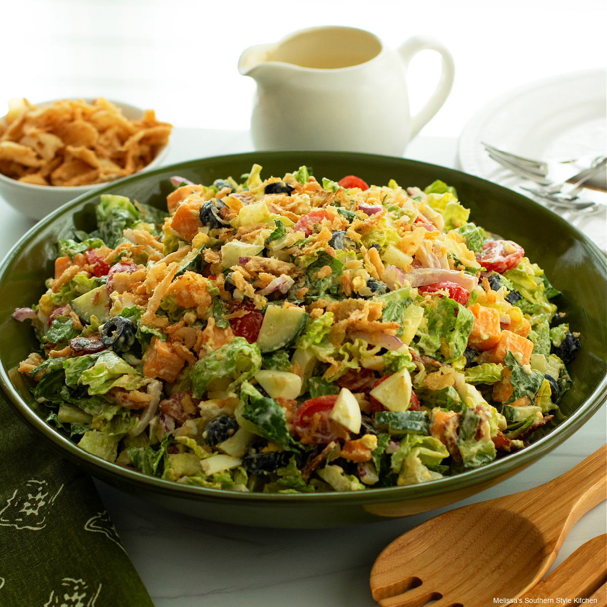 Chopped Salad - melissassouthernstylekitchen.com
