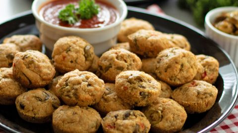 Olive Cheese Puffs - melissassouthernstylekitchen.com Olive Cheese Puffs - melissassouthernstylekitchen.com