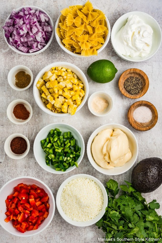 ingredients-to-make-mexican-street-corn-pasta-salad