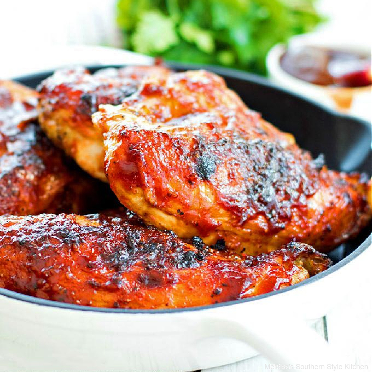 Baked BBQ Chicken Breasts - melissassouthernstylekitchen.com