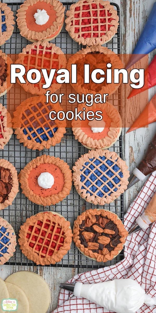 This easy Royal Icing Recipe with Meringue Powder dries firm and smooth, making it perfect for decorating sugar cookies. Learn how to make royal icing for piping, flooding, and beautiful holiday cookie designs. #RoyalIcing #RoyalIcingRecipe #SugarCookies #CookieDecorating #ChristmasCookies #ChristmasBaking #HolidayBaking #CookieRecipes #BakingRecipes #HomemadeCookies via @melissasssk