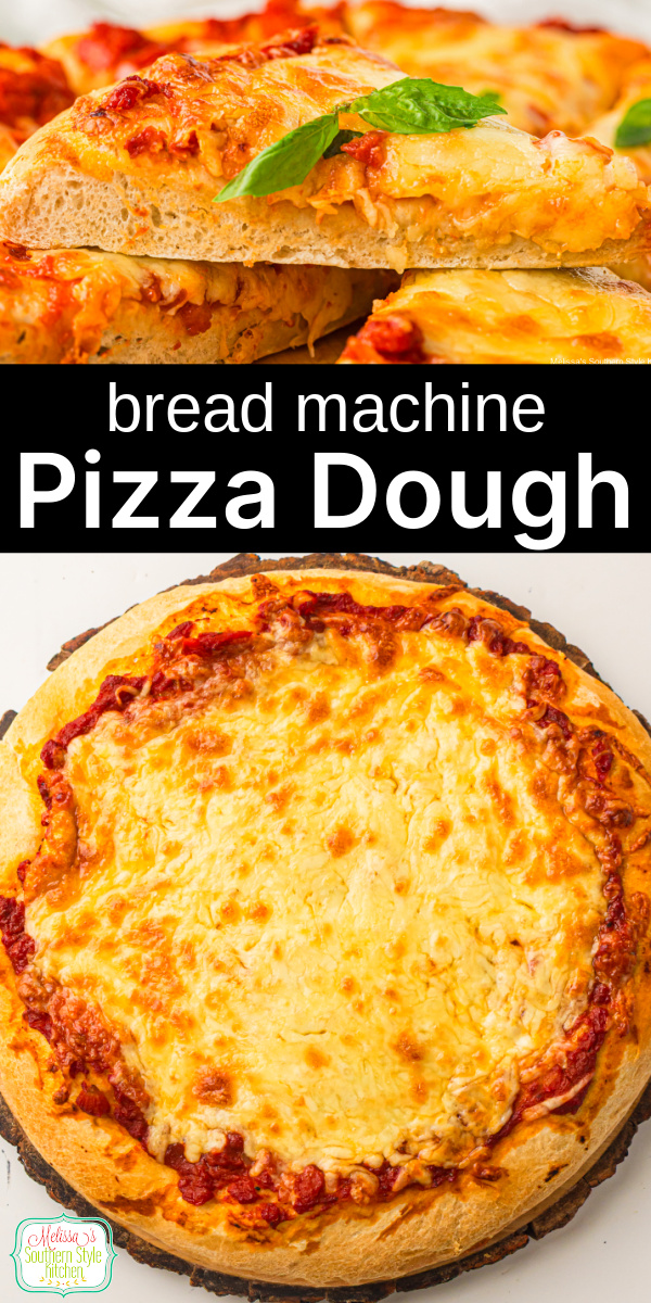 Make crispy, golden pizza crust effortlessly with this easy Bread Machine Pizza Dough recipe perfect for family pizza night. #breadmachinerecipes #pizza #pizzadough #pizzarecipes #homemadepizza via @melissasssk
