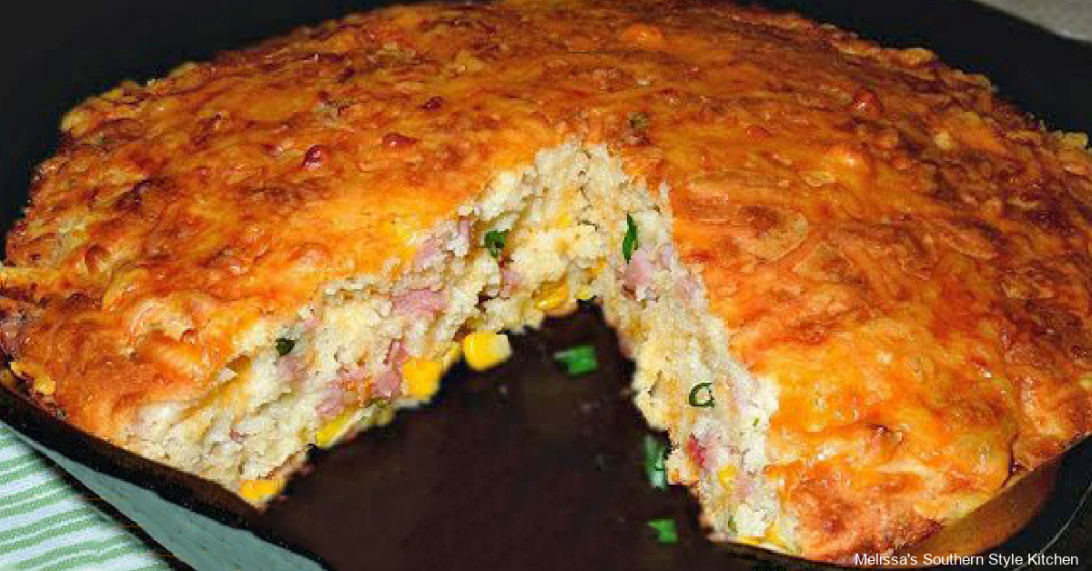 Ham and Cheese Cornbread - melissassouthernstylekitchen.com