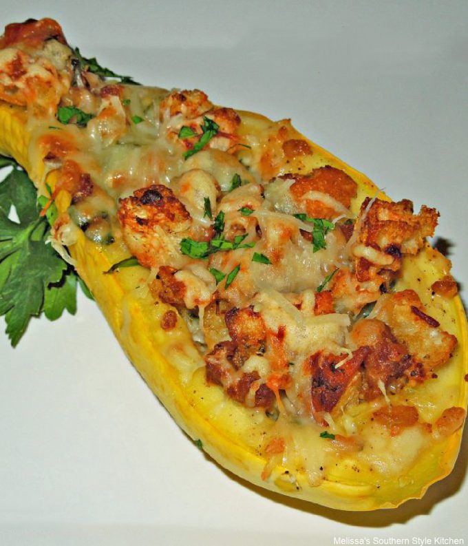 sausage-stuffed-summer-squash